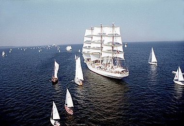 Segelschiffe, Meer, Dar Mlodziezy