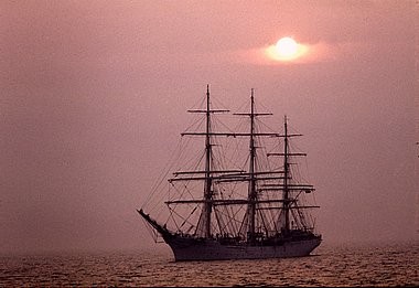 Fotos de veleros, Tall Ships' Races, puesta del sol