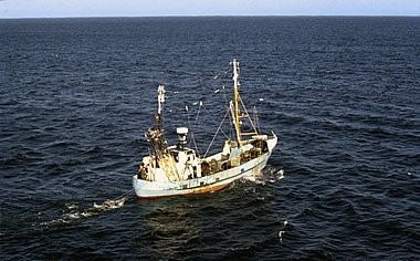 Photos de bateaux de pêche, Mer Baltique