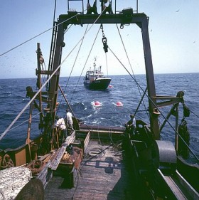 Pescando navios, mar Bltico