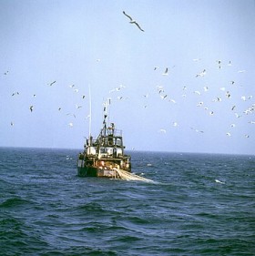 Bateau de pêche, Mer Baltique