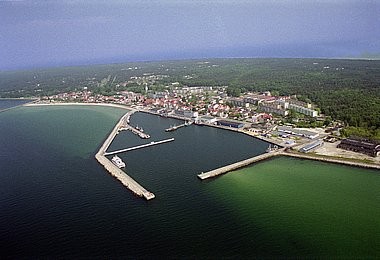 Puerto del yate, Hel, Polonia