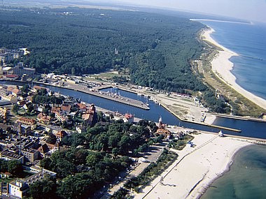 Mar Baltico, porto, Ustka