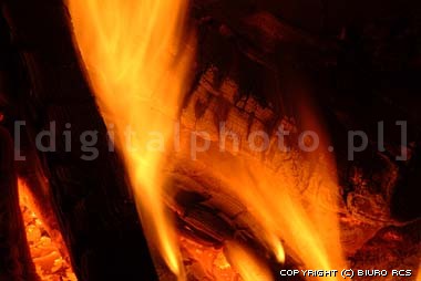 Spiegelbeeld van vuur