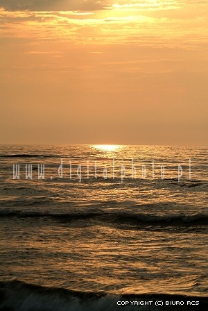 Mar bltico - puesta del sol
