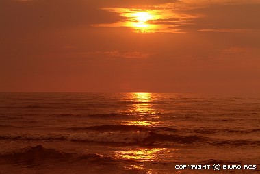 Solnedgang Baltic sjø