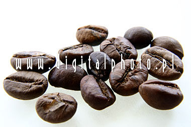 Beans of coffee