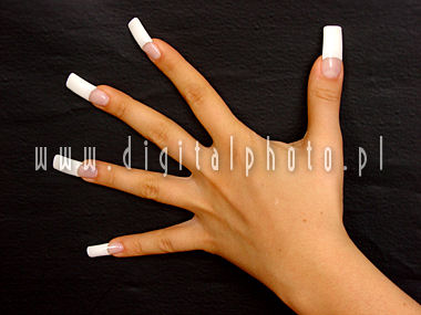 Foto av långa fingernails