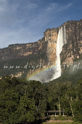 Venezuela foto. WaterfallSalto ngel