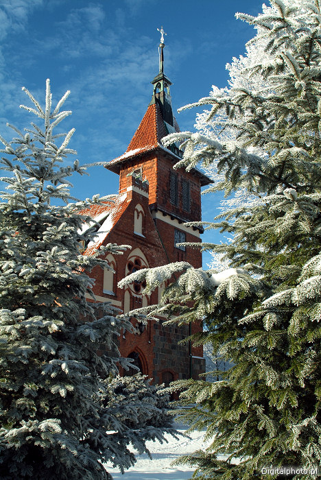 Gamle Kirke. Vinter billede