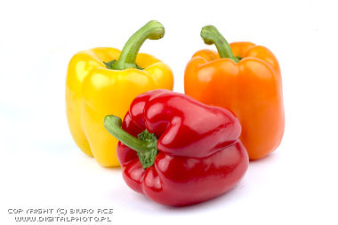 Paprika, foto's van groenten