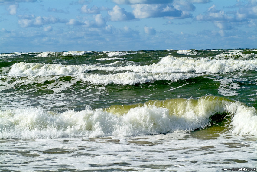 Mar, tormenta, las olas
