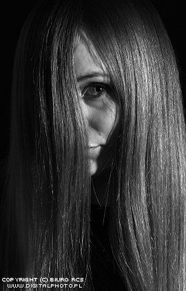 Portrait, black & white photography