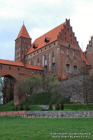 Slottet, och Cathedrale, Kwidzyn, Polen