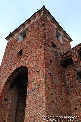 Porta, castelo em Reszel, Polnia