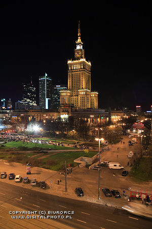 Palace of Culture, night image