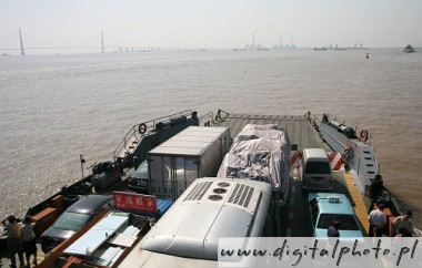 Veerboot, Yangtze Rivier, Blauwe Rivier, China