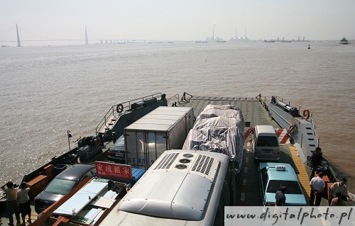 Traghetto, fiume Yangtze, Cina
