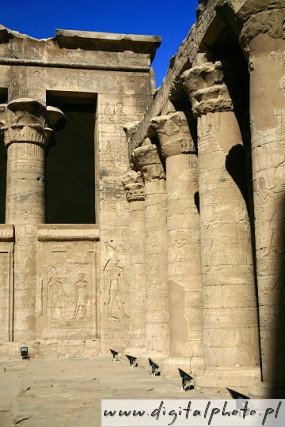 Oude Egypte Foto's, Edfu Horus Tempel