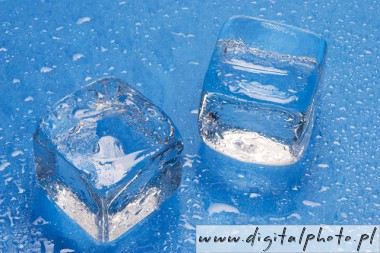Photo of ice cubes