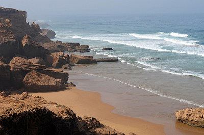 Atlantic beach, Morocco Africa