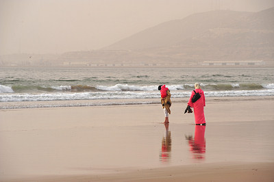 Stranden Agadir, Marokko Agadir