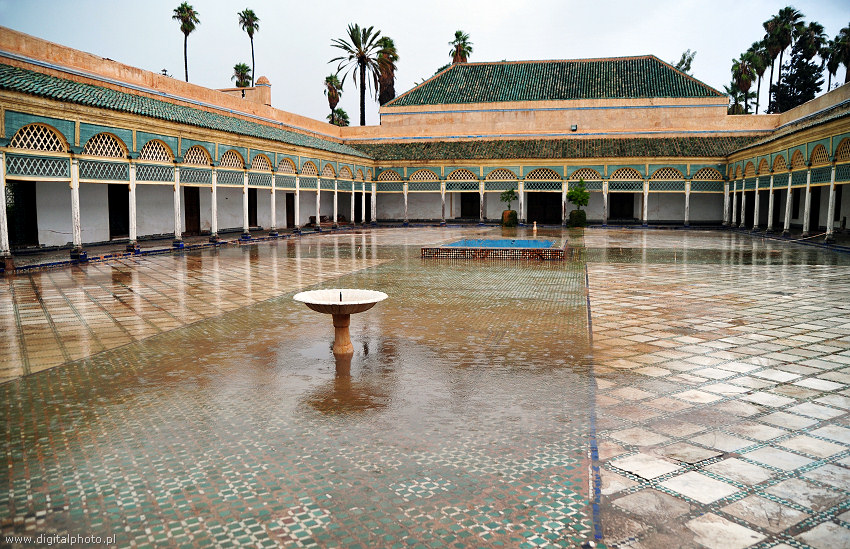 Marrakech, Palcio do Sultão, Bahia palcio, harm