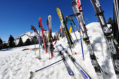 Skiing in Moena, Alpe Lusia Moena Ski Area