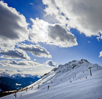 Skibilleder, skiferie i Alperne, skirejser