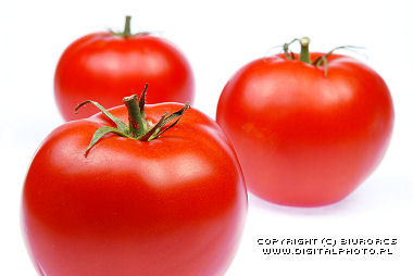Zdjcia reklamowe, pomidory