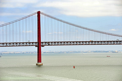 Foto från Lissabon, Ponte 25 de Abril - bron