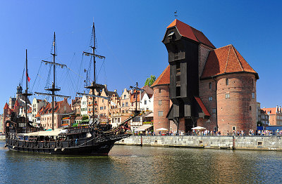 Turismo em Gdansk - vistas Gdansk - Polnia