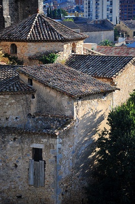 Espanha pontos tursticos - igreja em Girona (Gerona)