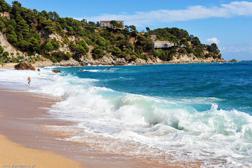 Spiagge di Spagna - bella spiaggia, Tossa de Mar