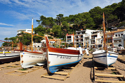 Wybrzee Hiszpanii - Begur - wypoczynek na play Se Riera