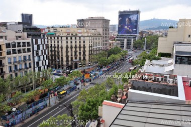 FC Barcelona, pikarz - ulice w Barcelonie