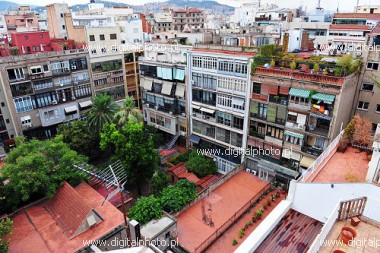 Casas en Barcelona, paisaje urbano - Casa Mil