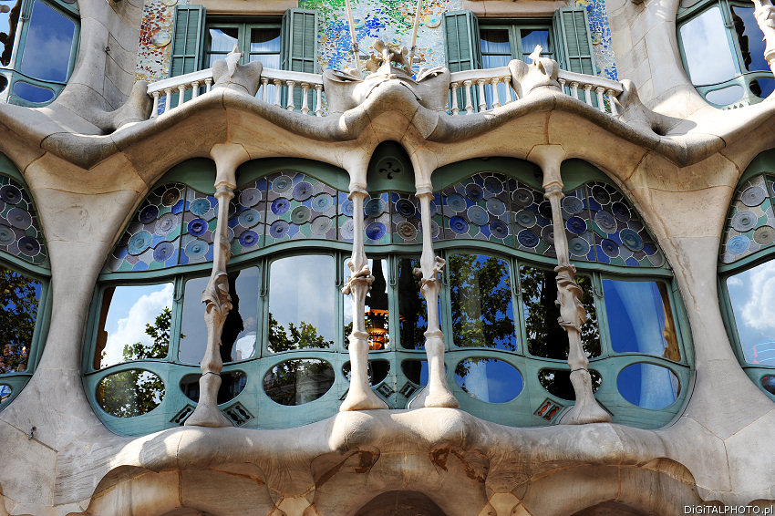 Casa Batll (Antoni Gaudi) Barcelone