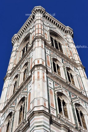 Rejser til Italien - Katedralen i Firenze - kampanile tårn