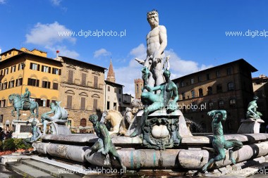 Fotos Itlia, fonte de Netuno, Florena