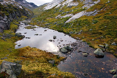 Paisagens Noruega, montanhas Noruega