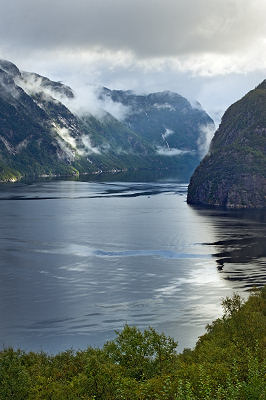 Fjorder foto, landskap Norge