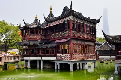 Casa de t, Jardn Yuyuan de Shanghi