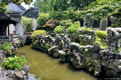 Jardim chinês, jardim Yuyuan de Xangai