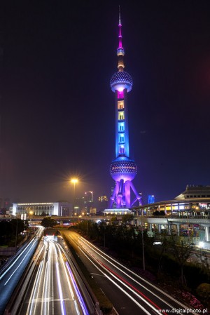 Wiea telewizyjna w Szanghaju - Oriental Pearl Tower