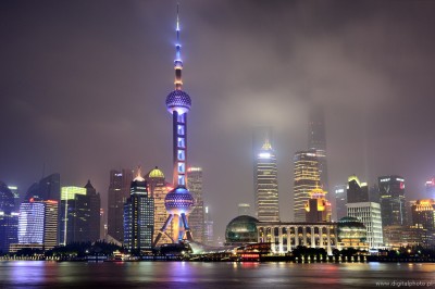 Noite em Xangai - Pudong Shanghai