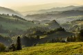 Evening in the mountains, Pieniny landscapes