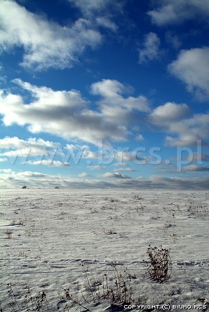 Krajobrazy - zima - chmury