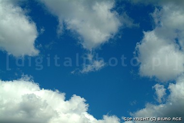Chmury - niebo